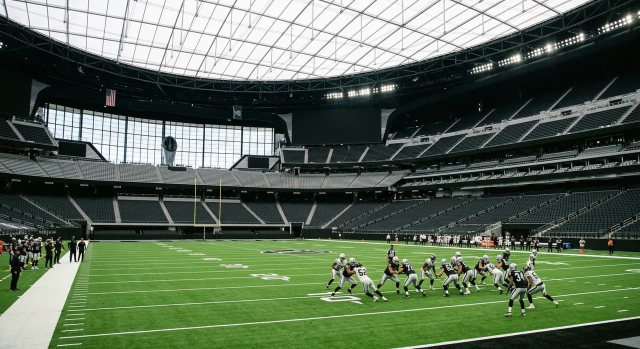Allegiant Stadium, 2017