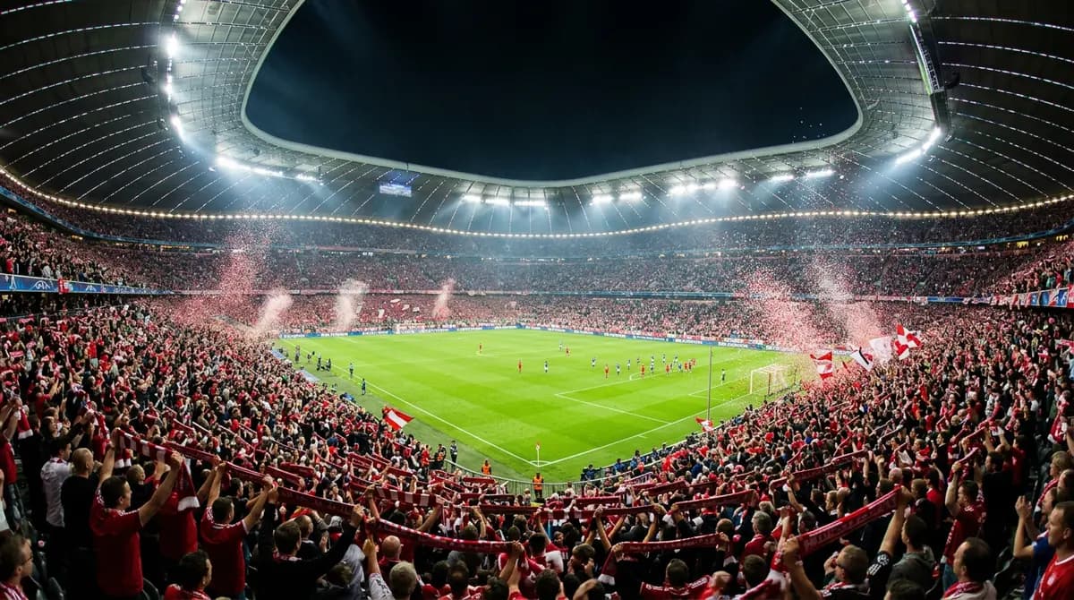 Allianz Arena, 2012: The Champions League final comes to Munich.