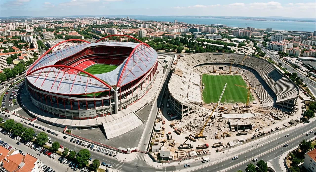 Estádio da Luz, 1954