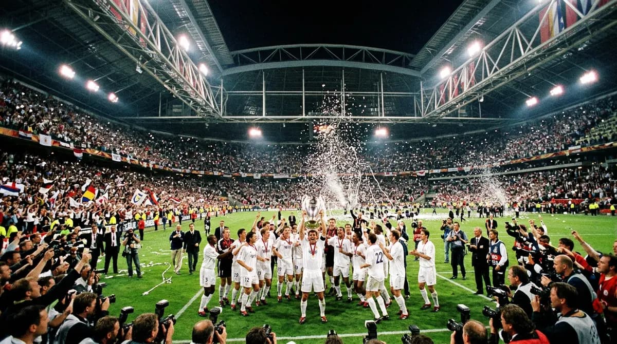 Johan Cruijff ArenA, 1998: The stadium hosts its first Champions League final.