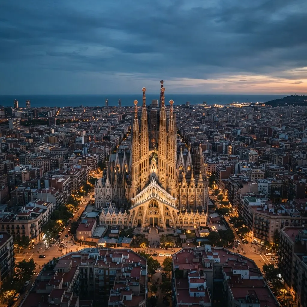 Barcelona skyline
