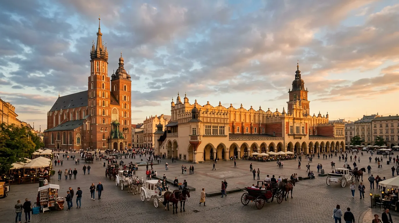 Kraków skyline